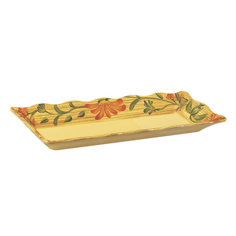G.E.T. Enterprises ML-87-VN Venetian Rectangular Melamine Platter 17.5" x 6.75"