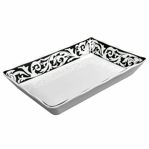 GET Enterprises ML-88-SO Soho 3.1 Qt. Rectangular Melamine Display Tray, 13.86" x 9.61" x 2.36"
