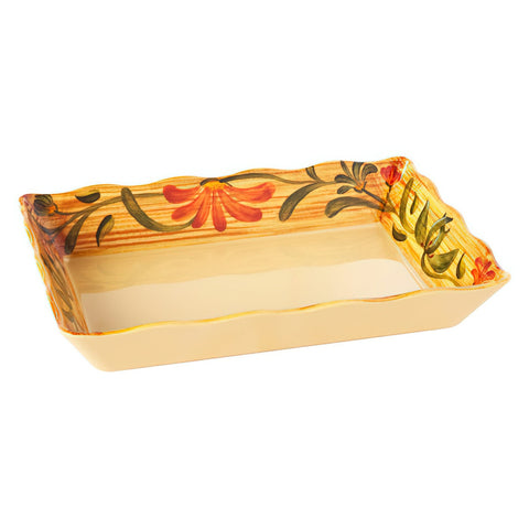 G.E.T. Enterprises ML-88-VN Venetian 13-3/4" x 9-1/2" Melamine Tray
