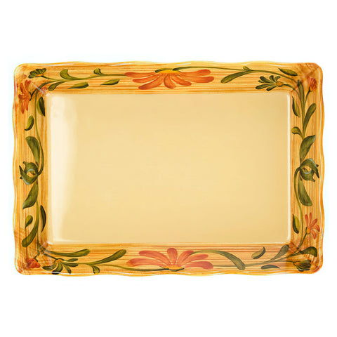 G.E.T. Enterprises ML-88-VN Venetian 13-3/4" x 9-1/2" Melamine Tray