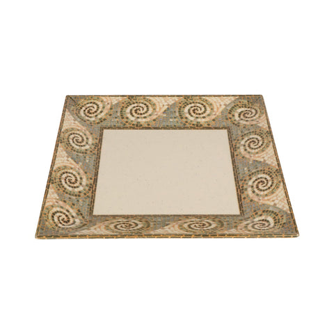 G.E.T. Enterprises ML-90-MO Mosaic 12" Square Melamine Plate