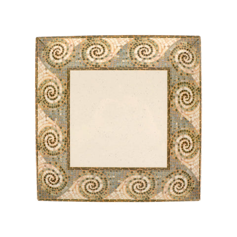 G.E.T. Enterprises ML-90-MO Mosaic 12" Square Melamine Plate