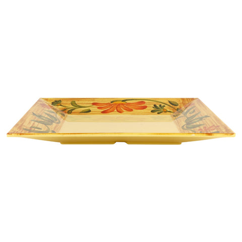 G.E.T. Enterprises ML-90-VN Venetian 12" Square Melamine Plate