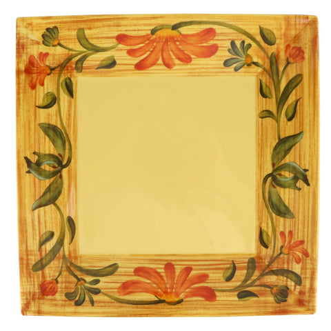 G.E.T. Enterprises ML-90-VN Venetian 12" Square Melamine Plate