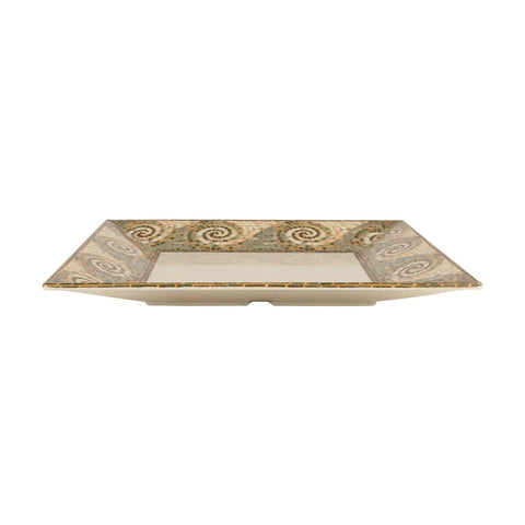 G.E.T. Enterprises ML-92-MO 16" Square Mosaic Melamine Plate
