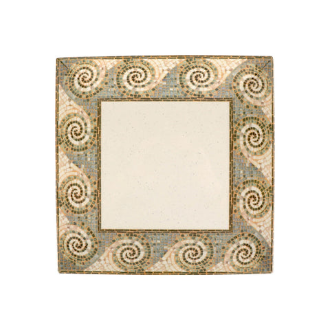 G.E.T. Enterprises ML-92-MO 16" Square Mosaic Melamine Plate