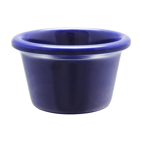 Thunder Group ML535CB1 - 1-3/4 oz Cobalt Blue Smooth Melamine Ramekin