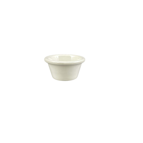 Thunder Group ML536B1 2-1/2 oz Smooth Bone Melamine Ramekin