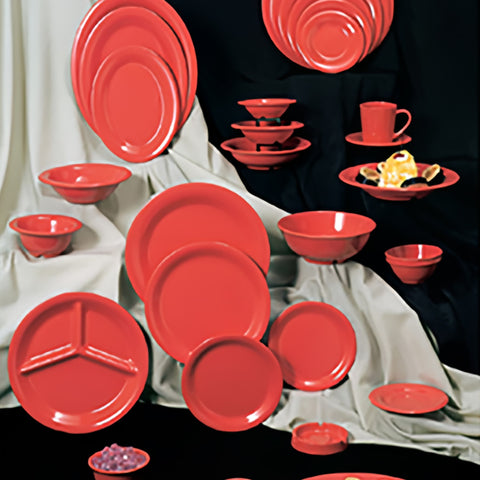 Thunder Group ML538RD1 4 oz Smooth Melamine Ramekin, Orange