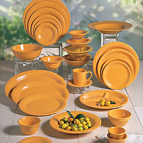 Thunder Group ML538YW1 4 oz Smooth Yellow Melamine Ramekin