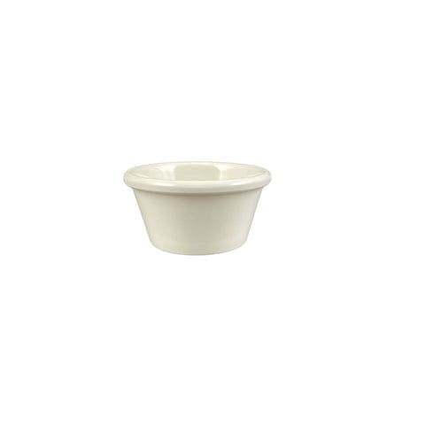 Thunder Group ML539B1 6 oz Bone Melamine Smooth Ramekin