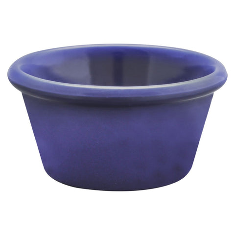 Thunder Group ML539CB1 6 oz Smooth Cobalt Blue Melamine Ramekin