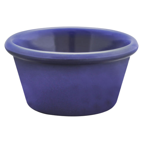 Thunder Group ML539CB1 6 oz Smooth Cobalt Blue Melamine Ramekin