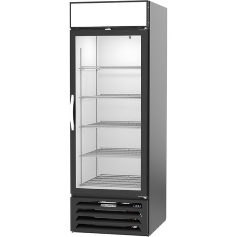 Beverage-Air MMR23HC-1-B MarketMax 23 Cu. Ft. Single Glass Door Merchandiser Refrigerator in Black