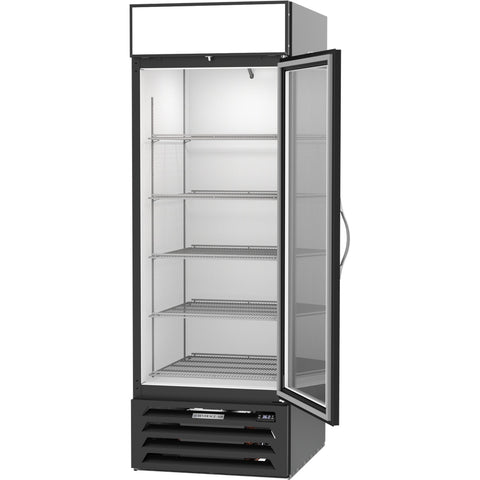 Beverage-Air MMR23HC-1-B MarketMax 23 Cu. Ft. Single Glass Door Merchandiser Refrigerator in Black
