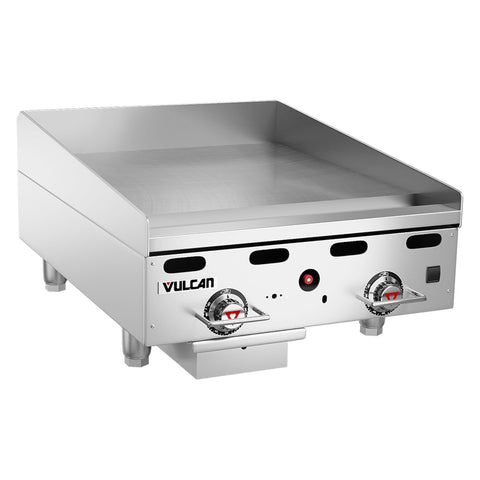 Vulcan MSA24-102 24 in Countertop Liquid Propane Gas Griddle, 54,000 BTU