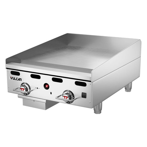 Vulcan MSA24-102 24 in Countertop Liquid Propane Gas Griddle, 54,000 BTU