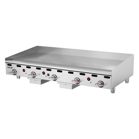 Vulcan MSA60-102 60 in Countertop Gas Griddle, LP, 1 in Steel Plate