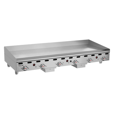 Vulcan MSA72-102 72 in Countertop Liquid Propane Gas Griddle (MSA Series)