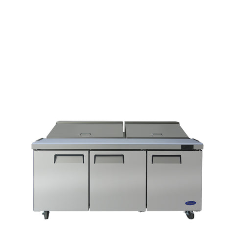 Atosa MSF8304GR 72" Refrigerated Standard Top Sandwich Prep Table