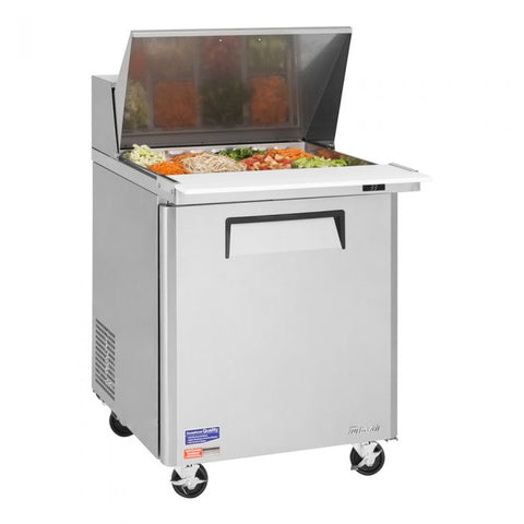 Turbo Air MST-28-12-N M3 Series 28" 1-Door Mega Top Refrigerated Sandwich Prep Table
