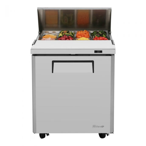 Turbo Air MST-28-N 28" M3 Series 1-Door Refrigerated Sandwich/Salad Prep Table, 7 Cu. Ft., 115V