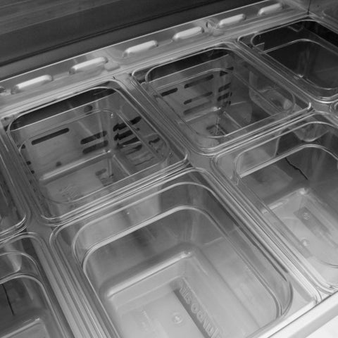 Turbo Air MST-28-N 28" M3 Series 1-Door Refrigerated Sandwich/Salad Prep Table, 7 Cu. Ft., 115V