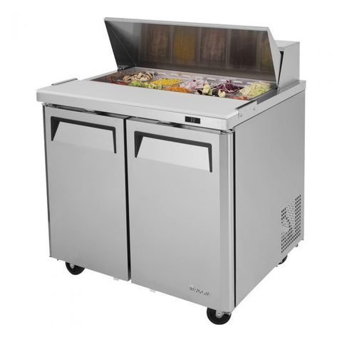 Turbo Air MST-36-N6 36" M3 Series 2-Door Refrigerated Sandwich/Salad Prep Table