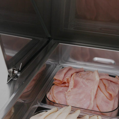 Turbo Air MST-60-24-N 60" 2-Door Mega Top Refrigerated Sandwich Prep Table