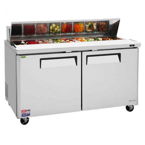 Turbo Air MST-60-N 60" M3 Series 2-Door Refrigerated Sandwich/Salad Prep Table