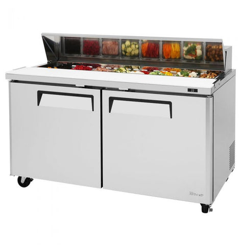 Turbo Air MST-60-N 60" M3 Series 2-Door Refrigerated Sandwich/Salad Prep Table