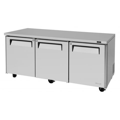 Turbo Air MUR-72-N M3 Series Three-Section Undercounter Refrigerator, 18.8 Cu. Ft., 115v