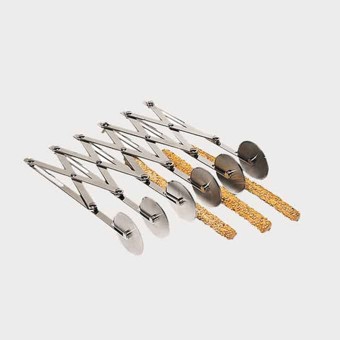 American Metalcraft MWPC6X2 Adjustable Multi-Wheel Pastry Cutter with Six 2" Parallel Wheels
