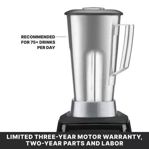 Waring MX1000XTS Xtreme Commercial Blender, 64 oz Stainless Steel Container