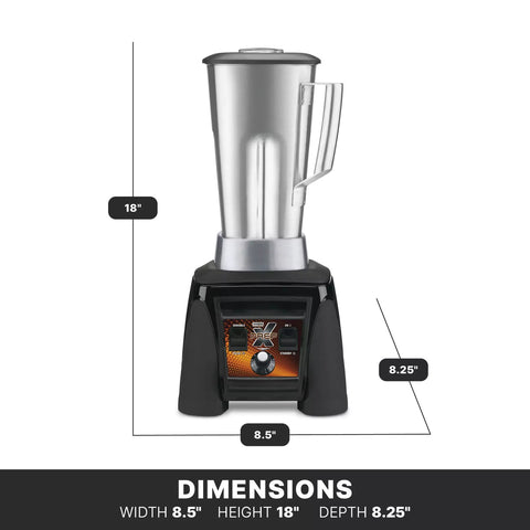 Waring MX1200XTS X-Prep 64 oz Stainless Steel Commercial Food Blender