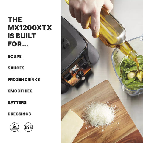 Waring MX1200XTX X-Prep 64 oz Variable-Speed Commercial Food Blender
