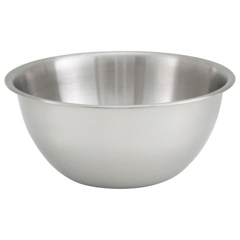 Winco MXBH-500 5 Qt. Heavy-Duty Stainless Steel Deep Mixing Bowl