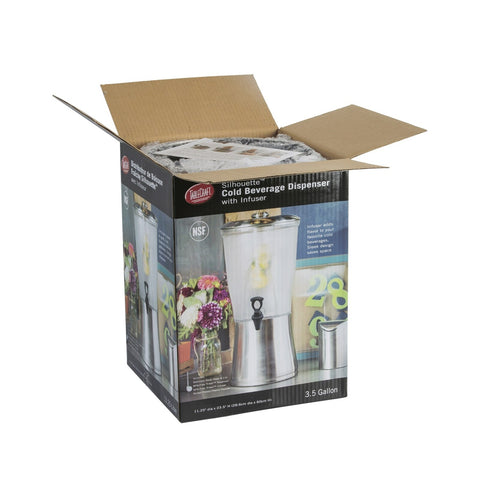 TableCraft Products N175 Silhouette 3.5 Gallon Beverage Dispenser