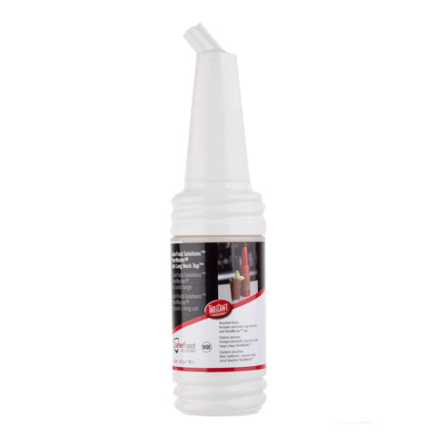 Tablecraft N32A PourMaster with Long Neck Top, Assorted - 1 Qt Store and Pour Bottle