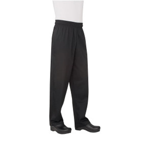Chef Works NBBP000XL Essential Baggy Chef Pants - Black