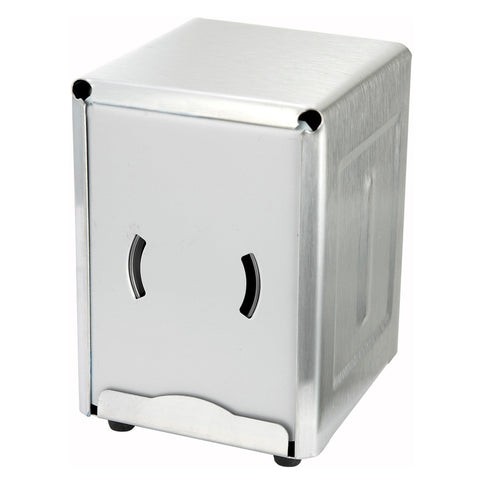 Winco NH-5 Half-Size Stainless Steel Countertop Napkin Dispenser