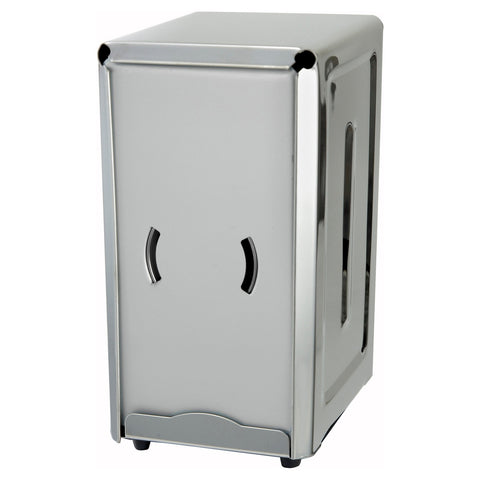 Winco NH-7 Full Size Stainless Steel Napkin Dispenser