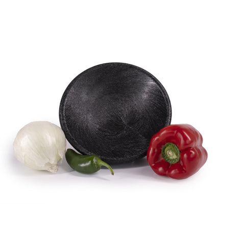 HS Inc. NHS1005-CH 20 oz. Charcoal Polypropylene Grande Molcajete