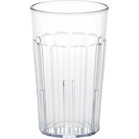Cambro NT10152 Newport Clear 10 Oz. Fluted Tumbler