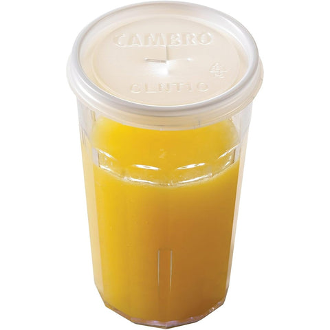 Cambro NT10152 Newport Clear 10 Oz. Fluted Tumbler