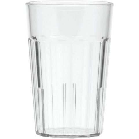 Cambro NT8152 Newport 7.7 oz. Clear Fluted SAN Plastic Tumbler
