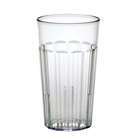 Cambro NT9152 Newport 9.3 oz Clear Fluted SAN Plastic Tumbler