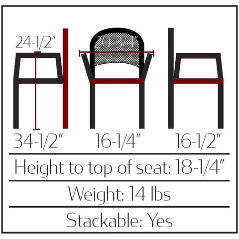 Oak Street Manufacturing OD105-CHAIR Diamondback Outdoor Armchair