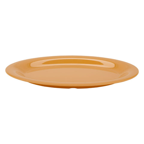 G.E.T. Enterprises OP-120-TY Diamond Mardi Gras 12" x 9" Oval Melamine Platter, Tropical Yellow