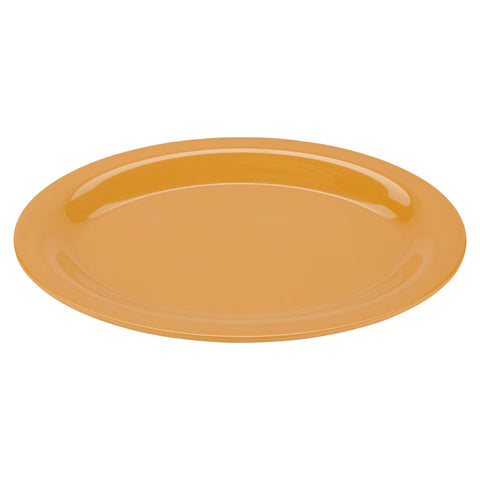 G.E.T. Enterprises OP-120-TY Diamond Mardi Gras 12" x 9" Oval Melamine Platter, Tropical Yellow